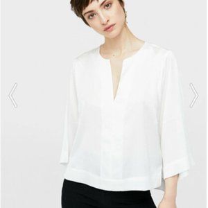 MANGO Flared Sleeve Top